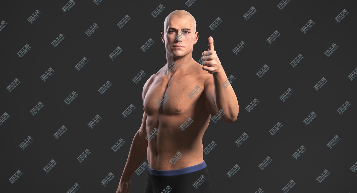 images/goods_img/20210115/Rigged Cartoon Man 05 Handsome Guy/2.jpg